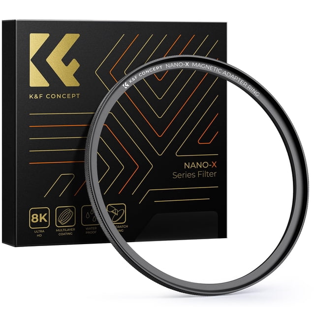 Anillo adaptador K&F Concept Magnetic System 55 mm de aluminio negro