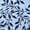 French Blue Leaf Print, variant on Ellos Plus Size Short Sleeve Fit & Flare Knit Dress