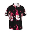 thumbnail image 2 of Daiia Love You Mom Hawaiian Shirt for Men Gentle Cotton Regular Short Sleeve Casual-XX-Large, 2 of 9
