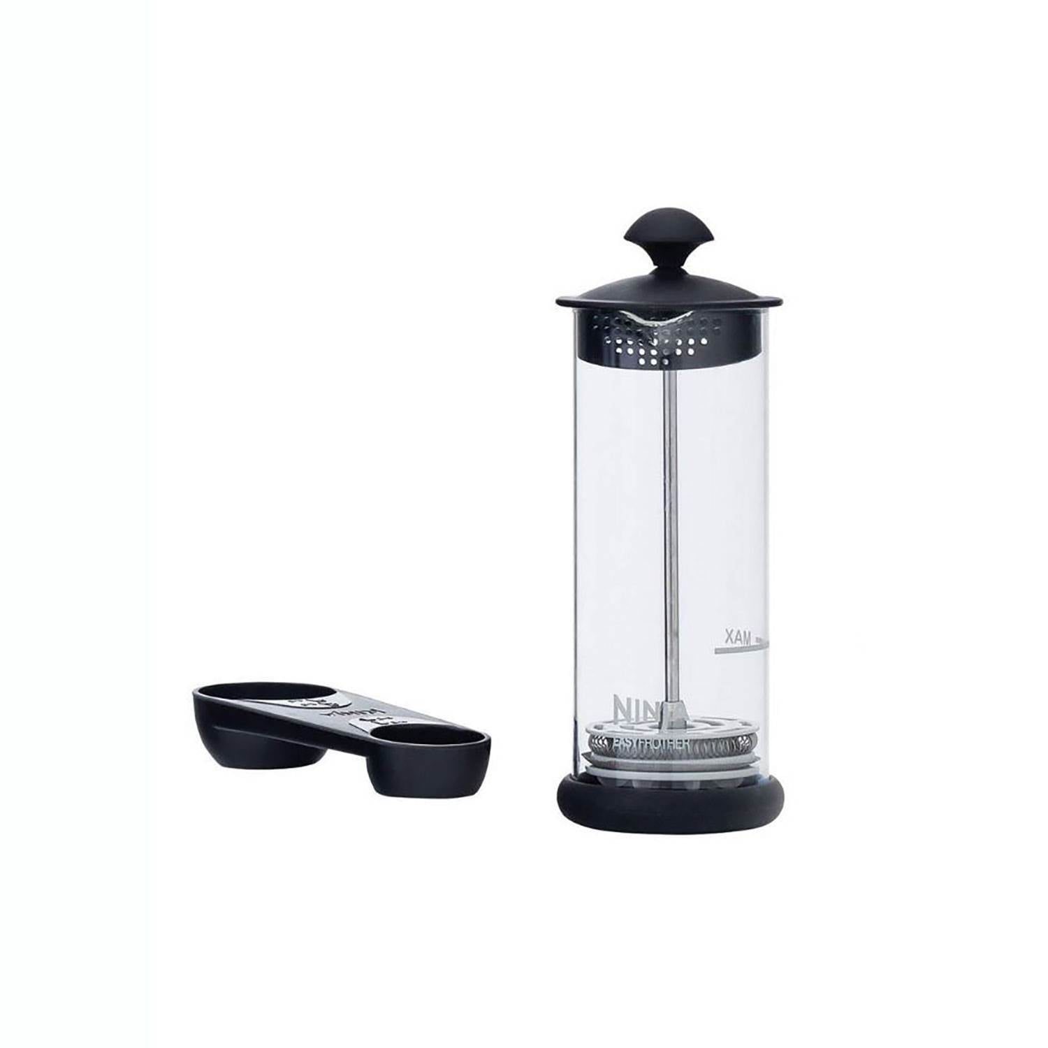 Ninja Specialty Coffee Maker with Glass Carafe Programmable 1.56 quart 10  Cups Multi serve Frother Black Stainless Steel Glass Carafe - Office Depot