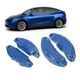 thumbnail image 1 of Brake Caliper Cover, Easy To Install, Robust Yet Lightweight Caliper Protector, Front Rear Aluminum Alloy Caliper Covers For  Model Y 19 20In Wheels Hub, Set Of 4, 1 of 8