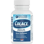 Colace® Regular Strength Stool Softener for Constipation Relief, 100mg Capsules, 250 Ct