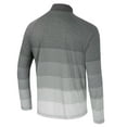 thumbnail image 3 of Men's Colosseum  Gray Oklahoma Sooners AI Striped Mesh Quarter-Zip Raglan Windshirt, 3 of 3