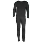 Ventana Men's Fleece Thermal Sets Warm Pajama Base Layer Ultra Insulated Long Johns Underwear Top and Pants