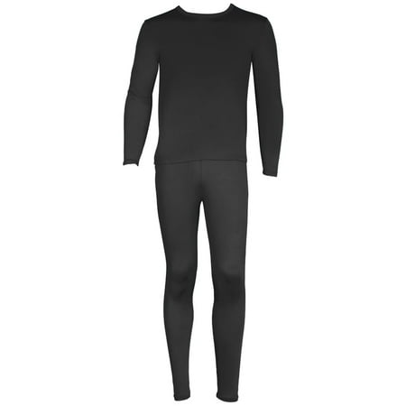 Ventana Men's Fleece Thermal Sets Warm Pajama Base Layer Ultra Insulated Long Johns Underwear Top and Pants