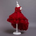thumbnail image 6 of Odeerbi Reduced Girls Dresses Flower Girl Dress Children Sleeveless Princess Dress Embroidery Sequins Flower Tail Dress Skirt Canonicals, 6 of 9
