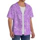 thumbnail image 2 of Fotbe Lilac Glittering Camisa Estampada de Manga Corta para Hombre, Casual de Verano, Estilo Playero, Sin Arrugas-XX-Large, 2 of 5