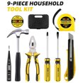 thumbnail image 2 of Juego de herramientas DOWELL Small Homeowner de 9 piezas con funda de plástico, 2 of 7