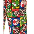 thumbnail image 5 of Super Mario Pajamas Men's Luigi Toad Yoshi Character Grid Pajama Pants Sleepwear Loungewear, 5 of 6