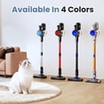 thumbnail image 3 of Haysky Cordless Vacuum Cleaner, Multi-Surface Removable Handheld Lightweight Stick Vacuum for Home, LED Headlights for Pet Hair, Carpet & Hard Floors, Silver, 3 of 10