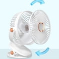 thumbnail image 3 of Ventilateur de Refroidissement Compact 3en1 Sans Fil avec Tête Oscillante et Pince, 3 of 6