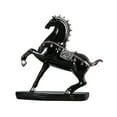 thumbnail image 2 of Horse Statue Resin Material Hand Carved Desktop Decorations Horse Shaped Creatives Ornament Gift For Horse Year 1 Piece, 2 of 7