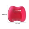 thumbnail image 1 of Becaristey Denture Bath Box Plastic Tool Mouth-guard Artificial Tooth Holder Lightweight Convenient False Case Using Supplies Pink, 1 of 7