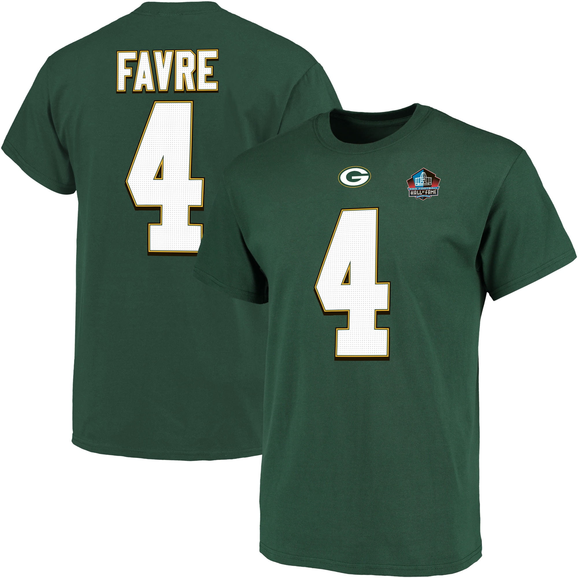 Brett Favre Green Bay Packers Majestic Hall of Fame