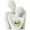 White, variant on Ceramic Hugging Couple Statue Decor:Romantic Ornament Figurine,Shelf Decor Aesthetic,Sculptures Home Decor for Living Room,Bedroom,Desktop,Bookshelf,Gift (Black, Big)