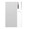 thumbnail image 6 of Bamboo storage cabinet for bathroom and other living areas provides both open and closed storage, 6 of 6