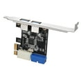 thumbnail image 4 of Yeacher SuperSpeed 2-Port USB 3.0 PCI-E PCI Express 19-pin USB3.0 4-pin Connector Low Profile, 4 of 6