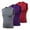 B 3 Piece, variant on Men's Workout Tank Tops Athletic Compression Sleeveless T-Shirts Fitness Bodybuilding Muscle Shirt Stretch Quick Dry Basketball Vest