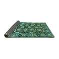 thumbnail image 2 of Ahgly Company Indoor Rectangle Oriental Turquoise Blue Industrial Area Rugs, 5' x 7', 2 of 4