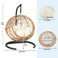 thumbnail image 4 of Dextrus Indoor Elevated Cat Bed with Detachable Cushion, Brown Solid, 4 of 7