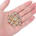 thumbnail image 4 of ZOUSSIQI 4Pcs Rhinestone Buckle, Hollow Crystal Flower Shape Buckle, Color Crystal Buckle for Wedding Party Prom Women Shoe Clips Buckles Decorations Accessories (5cm hollow round diamond CA919-18312, 4 of 9