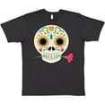 thumbnail image 3 of Inktastic DÃ­a De Los Muertos Skull with Flower T-Shirt, 3 of 5