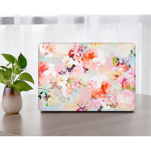 KSK KAISHEK Hard Case Shell Cover Only Compatible MacBook Air 13" 2018/2019/2020/2021/2022 A2337 m1 A2179 A1932, Flowers 23_2_1