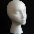thumbnail image 4 of Foam Head Practical Mannequin Head Dummy Head Female Head Model Prop Display, 4 of 8