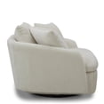 thumbnail image 4 of Pemberly Row Fabric Upholstered Swivel Chair with 2 Toss Pillows - Sand, 4 of 7
