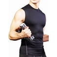 thumbnail image 3 of Chaleco de Atrenamiento de Gimnasio para Hombre, Camisa Sin Mangas para culturismo musculoso, aptitud, para correr, yoga, baloncesto, levantamiento de pesas con diseño de malla, 3 of 8