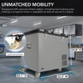 thumbnail image 4 of Whynter 90 Quart Dual Zone Portable Fridge/Freezer with 12v Option and Wheels, 4 of 8