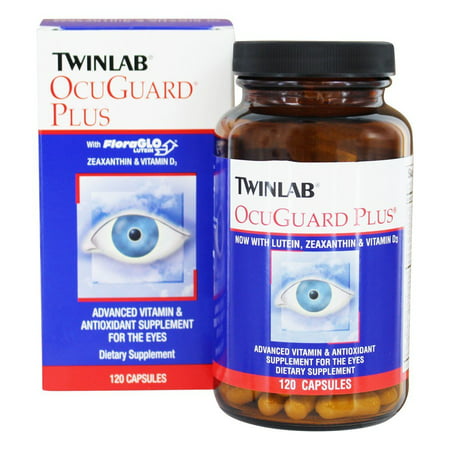 Twinlab - OcuGuard Plus Advanced vitamine et supplément Antioxydant pour les yeux - 120 Capsules