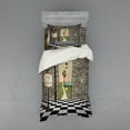 thumbnail image 2 of Ambesonne Cartoon Bedding Set 4 Pcs, Wonderland Alice Art Motif, Queen, Multicolor, 2 of 3