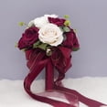 thumbnail image 3 of Wedding Rose Boutonniere with Pins for Groom Groomsman(B 07), 3 of 4