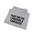 thumbnail image 4 of Congolese Congo Wedding Wife Husband Hoodie, Gifts, Hooded Sweatshirt, 4 of 4