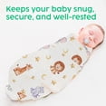 thumbnail image 3 of Mantas Swaddle Baby de San Francisco, paquete de 3 unidades, 120 x 120 cm, suaves, 3 of 6