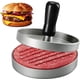 thumbnail image 1 of Máquina para hacer hamburguesas, sartén para carne antiadherente de acero inoxidable 304, máquina para hacer hamburguesas, sartén para hamburguesas con asa, máquina para hacer hamburguesas para sándwi, 1 of 5