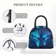 thumbnail image 4 of Fotbe Futuristic Blue Light Wolf Bolsa de Almuerzo con Estampado, Lonchera Aislada, Contenedor de Comida Reutilizable Tipo Cooler a Prueba de Fugas, 4 of 6