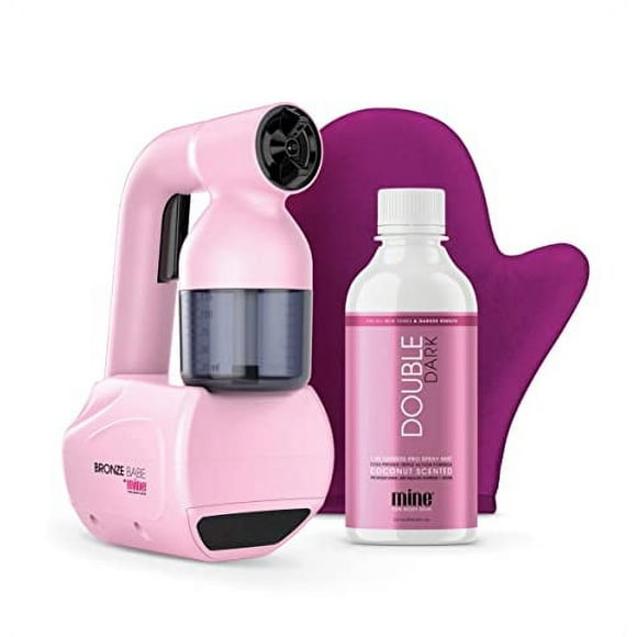 MineTan Bronze Babe Personal Spray Tan Kit, Pink, 3.3 Pound