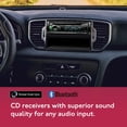 thumbnail image 6 of Pioneer DEH-S6220BS 1-DIN In-Dash CD/DM Bluetooth & Tan Kit Fit 2003-2004 Infiniti G35, 6 of 8