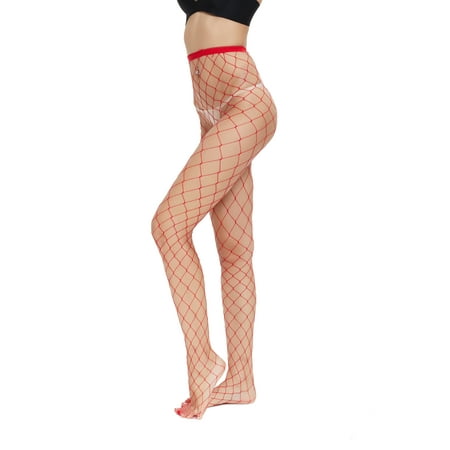 

Womens Thigh High Stockings Fishnet Elastic Stockings Fish Net Tights Pantyhose