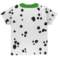 thumbnail image 2 of St Patrick's Day Dog Dalmatian Costume Green Collar Shamrock All Over Youth T Shirt Multi YSM, 2 of 2
