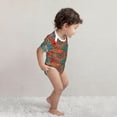 thumbnail image 4 of Yiaed Mandala Colorful Print Infant Climbing Short Sleeve Onesie One-Piece Baby Bodysuit Clothes 0-12 Months -6 Months, 4 of 6