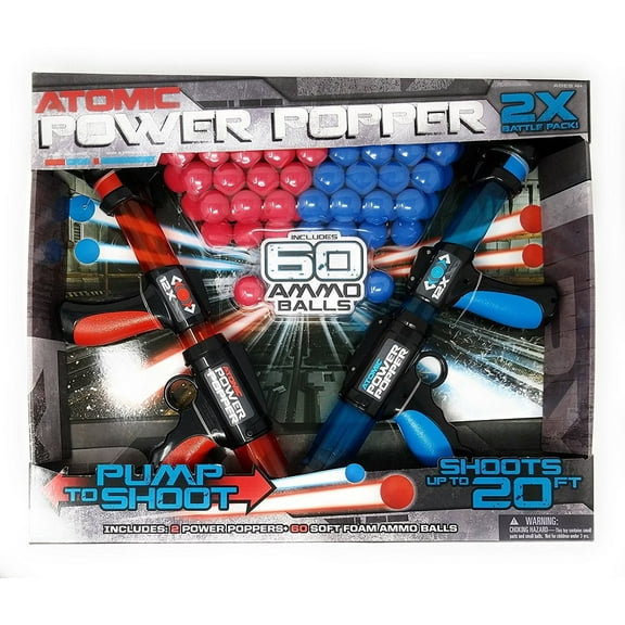 HogWild Atomic Power Poppers - 2X Battle Pack [Toys, Ages 4 ]