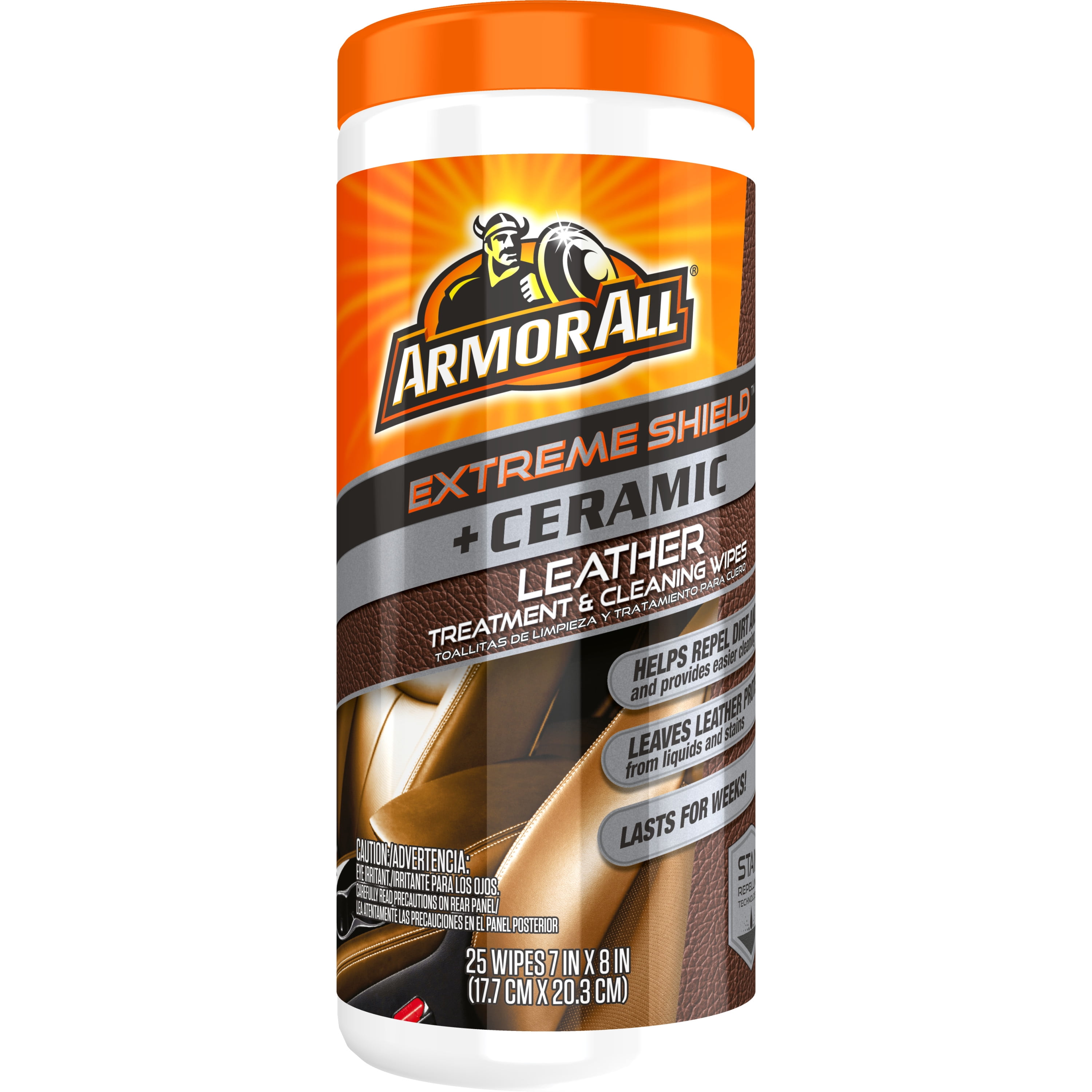 Armor All LEATHER CARE WIPES Clean Condition Protect, Lasting Luxurious  Look HQ
