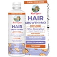 thumbnail image 2 of (2 pack) MaryRuth's Hair Growth Max Liposomal Multivitamin Supplement Skin Health Almond Cookie Flavor Lustriva Adults 15.22 fl oz, 2 of 11