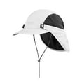 thumbnail image 1 of AONIJIE Dual Purpose Removable Foldable Sun Cap with Neck Flap, Sun Protection Cooling Breathable Mesh Sport Cap (White), 1 of 7