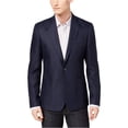 thumbnail image 1 of DKNY Modern-Fit One Button Blazer Jacket para Hombre, Azul, 44 Regular DKNY un botón, 1 of 1