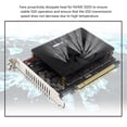 thumbnail image 3 of PCIEX16 NVME M2 MKEY SSD Array Expansion Adapter Card Motherboard PCIE Split Card,1 * Array Expansion Adapter Card,black, 3 of 6