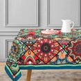 thumbnail image 1 of Bohemian Rectangle Tablecloth,Tablecloth Farmhouse Water Proof Polyester Table Cloth,Elegant Retro Bohemian Style Design Table Cloth for Dining/Party/Outdoor Decoration, 1 of 1